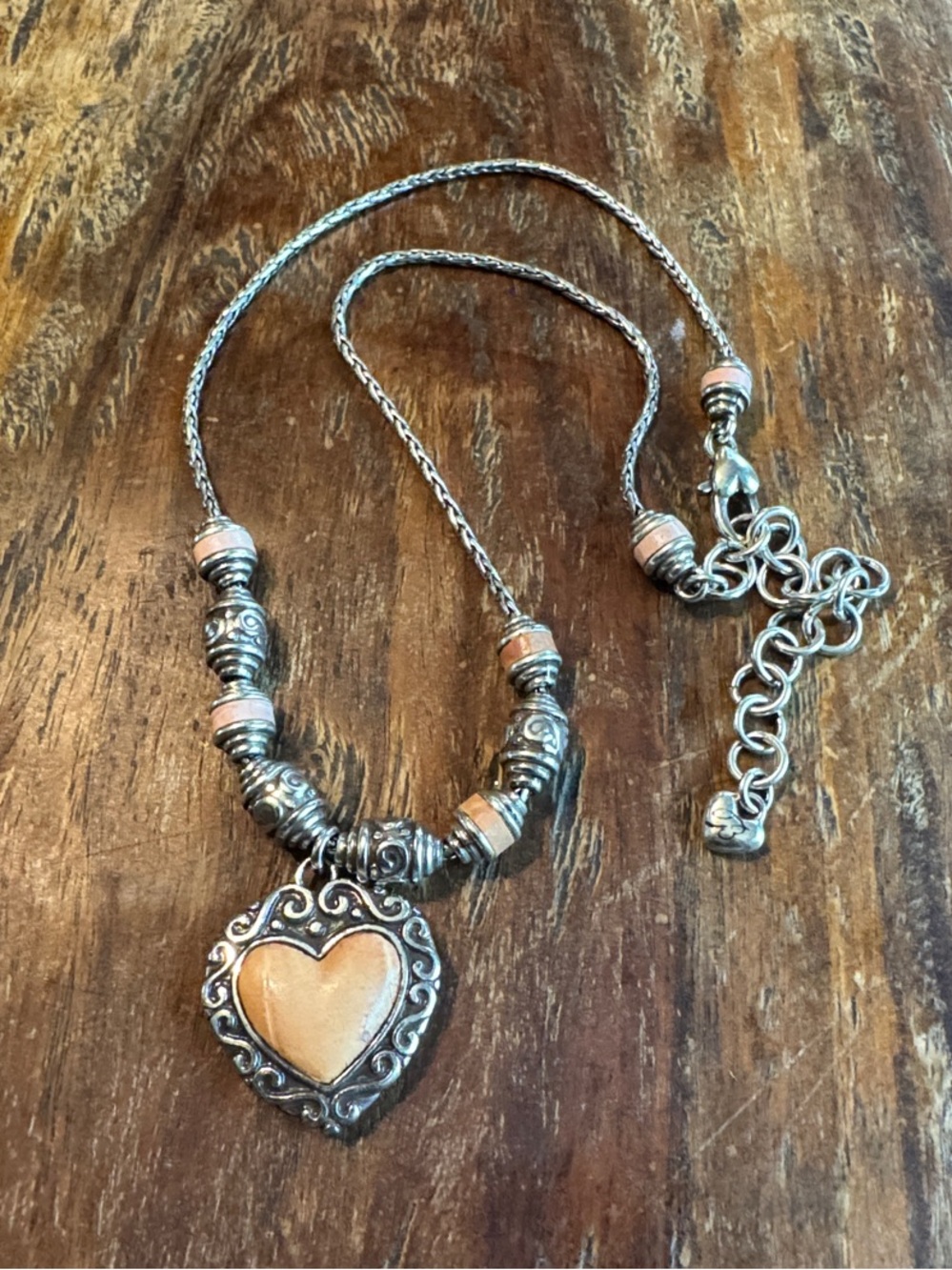 Brighton "Park Avenue" reversible heart necklace